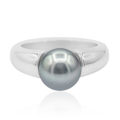 Anello in argento con Perla Tahitiana (TPC)