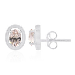 Orecchini in argento con Morganite