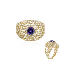 Anello in oro con Tanzanite AAA (Ornaments by de Melo)