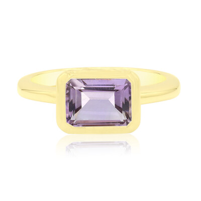 Anello in argento con Ametista Rose de France (MONOSONO COLLECTION)
