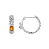 Orecchini in argento con Citrino Madeira