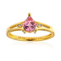 Anello in oro con Diasporo Rosa (AMAYANI)
