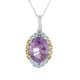 Collana in argento con Ametista Rose de France
