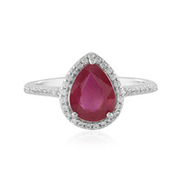 Anello in argento con Rubino Bemainty