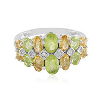 Anello in argento con Peridoto