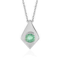 Collana in argento con Smeraldo Russo (de Melo)