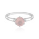 Anello in argento con Quarzo Rosa