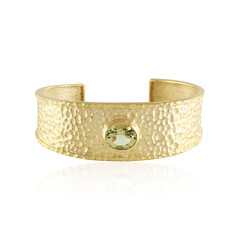 Bracciale in ottone con Quarzo Limone (Juwelo Style)