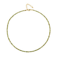 Collana in argento con Tormalina Verde