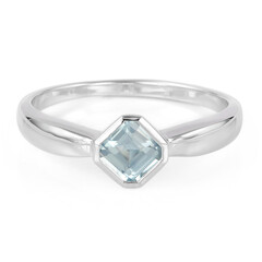 Anello in argento con Topazio Blu Cielo