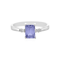 Anello in argento con Tanzanite (non riscaldata)