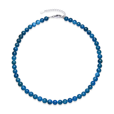 Collana in argento con Apatite Blu