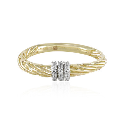 Anello in oro con Zircone (Ornaments by de Melo)