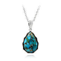 Collana in argento con Turchese Ramato Blu (Faszination Türkis)