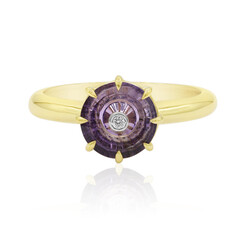 Anello in oro con Ametista (Glenn Lehrer)