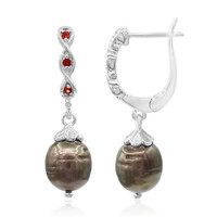 Orecchini in argento con Perla di Acqua Dolce (TPC)