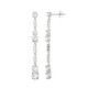 Orecchini in argento con Topazio Bianco (Adela Silber)