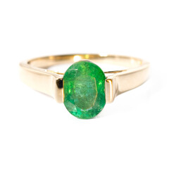 Anello in oro con Smeraldo