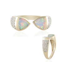 Anello in oro con Opale di Welo (de Melo)