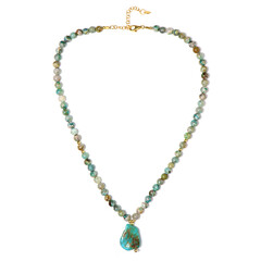 Collana in argento con Turchese Morenci