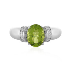 Anello in argento con Peridoto