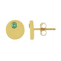 Orecchini in argento con Smeraldo Etiope
