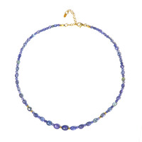 Collana in argento con Tanzanite