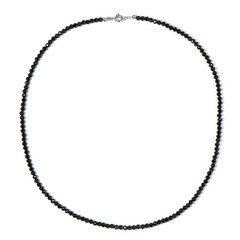 Collana in argento con Spinello Nero