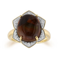Anello in oro con Agata di Fuoco
