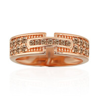 Anello in oro con Diamante Rose de France SI1 di Argyle