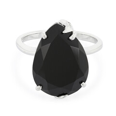 Anello in argento con Onice Nero