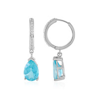 Orecchini in argento con Topazio Paraiba