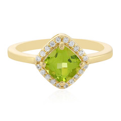 Anello in argento con Peridoto