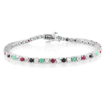 Bracciale in argento con Smeraldo Socoto