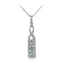 Collana in argento con Tormalina Paraíba