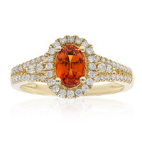 Anello in oro con Granato Mandarino (CIRARI)