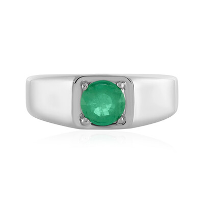 Anello in argento con Smeraldo Colombiano