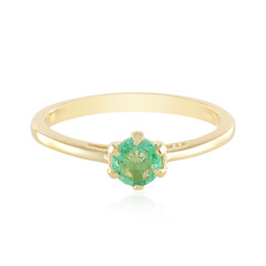 Anello in argento con Smeraldo Russo