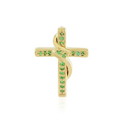 Ciondolo in argento con Tsavorite