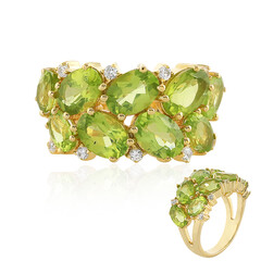 Anello in argento con Peridoto