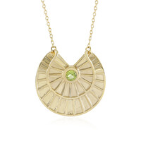 Collana in argento con Peridoto