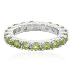 Anello in argento con Peridoto