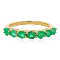 Anello in oro con Smeraldo Etiope