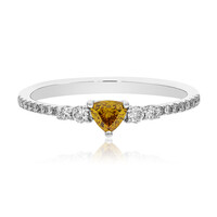 Anello in oro con Diamante Arancione SI2 (CIRARI)