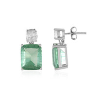 Orecchini in argento con Fluorite Verde