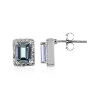 Orecchini in argento con Tanzanite (non riscaldata)