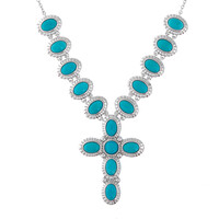 Collana in argento con Turchese Sleeping Beauty