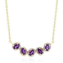 Collana in argento con Ametista