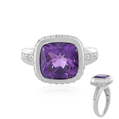 Anello in argento con Ametista Siberiana