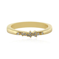 Anello in argento con Diamante I4 (J)
